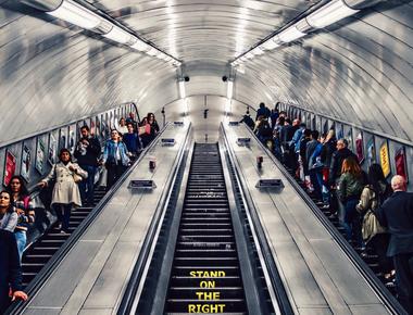 There are 426 escalators in the london underground and they cover a distance every week which equals to two trips around the globe