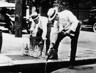 The u s government poisoned alcohol during prohibition to deter people from drinking