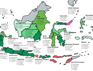 Indonesia is an ethnically diverse country made up of thousands of islands