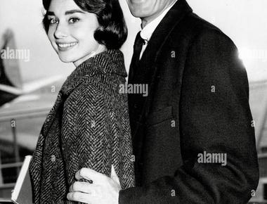 Audrey hepburn and her first husband mel ferrer were forced to announce their engagement soon after they began dating at william holden s family home in an effort to keep hepburn s recent affair with holden out of the newspapers