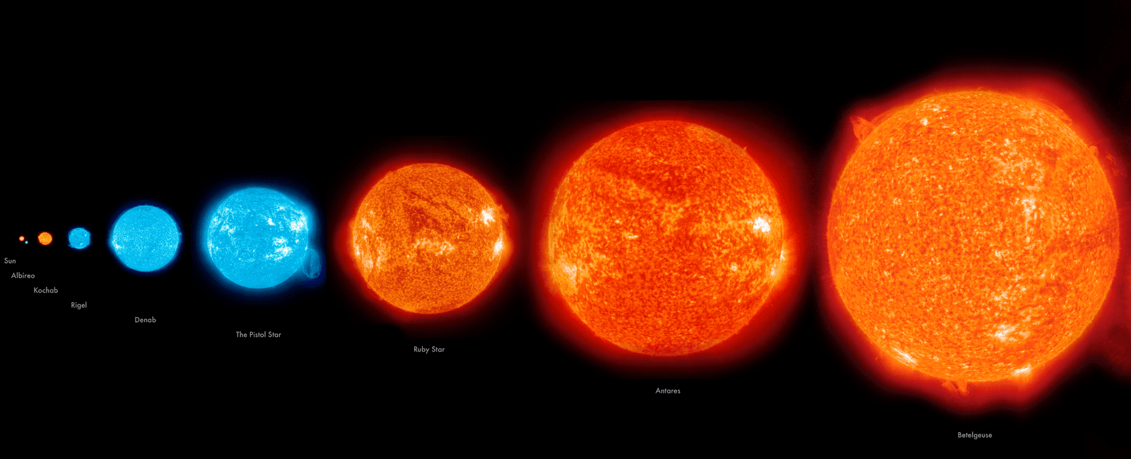 The giant red star betelgeuse has a diameter larger than that of the earth s orbit around the sun