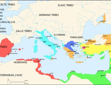 Europe is separated from africa by which sea mediterranean sea