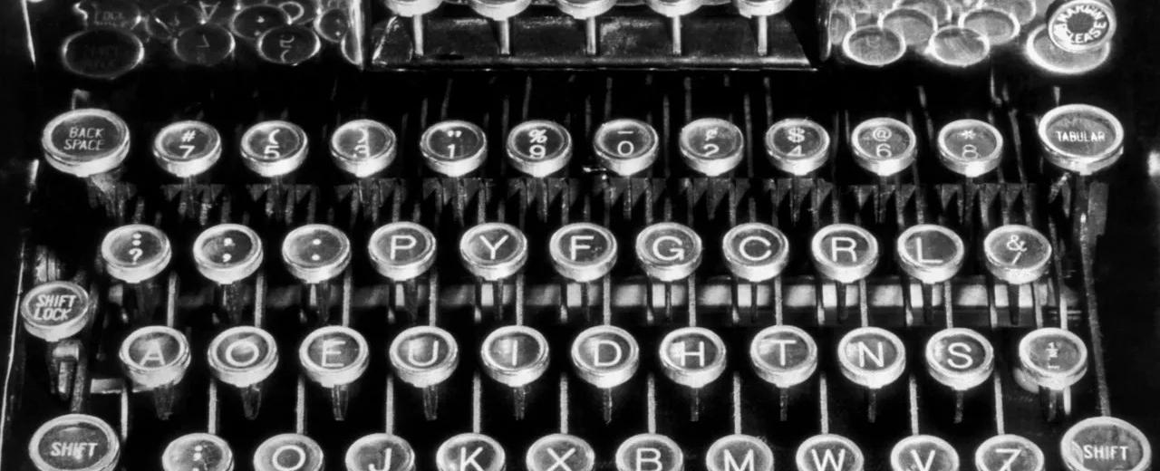 The qwerty keyboard layout used on most computers was invented way back in the 1860 s