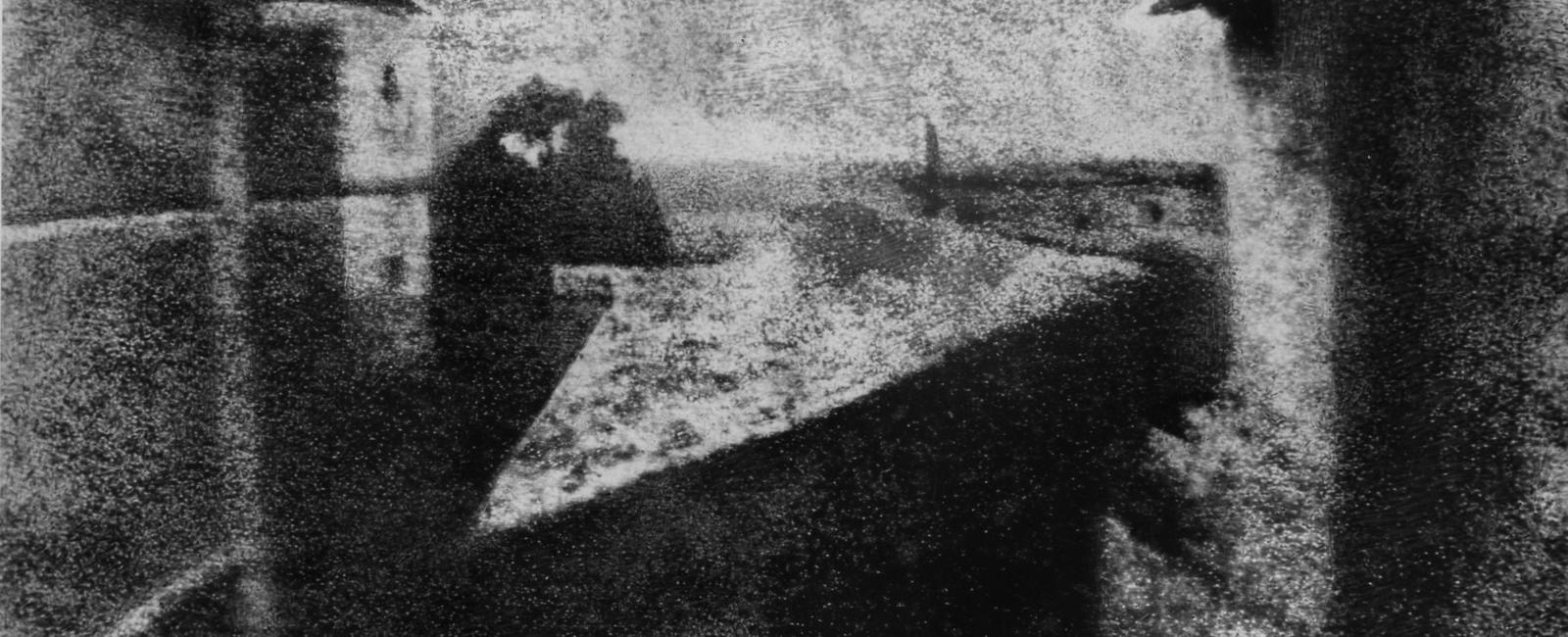 The first photograph was taken in a french commune in 1826 or 1827 by nic phore ni pce and needed 8 hours of exposure ni pce called it heliography meaning light writing