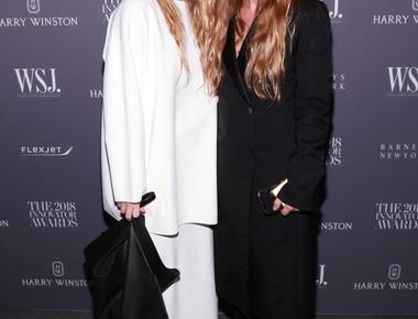 In 2012 mary kate and ashley olsen won the wsj magazine innovator of the year award for their fashion line the row