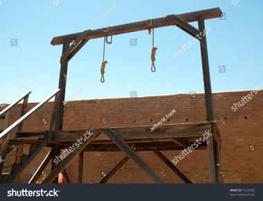 A haunted hayride employee who was pretending to hang from a gallows hanged himself for real