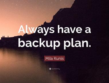 You re less motivated to succeed when you know you have a backup plan the safety net makes you likely to work less hard