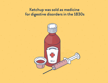 Ketchup was sold in the 1830s as a cure for indigestion by an ohio physician named john cook