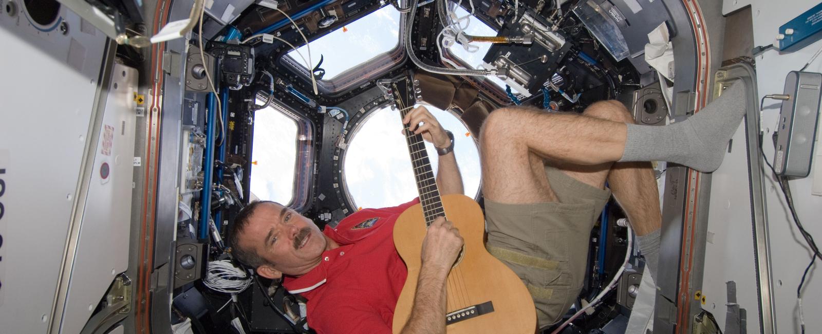 An astronaut released an album with all songs recorded in space