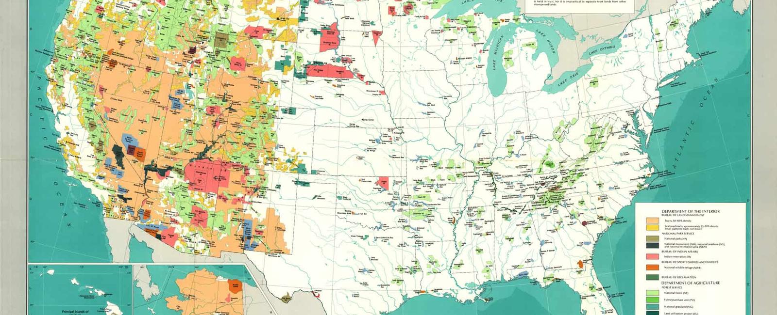 One third of the land in the united states is owned by the government