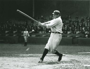 Babe ruth set baseball s career home run record in 1921 when he smacked his 139th homer