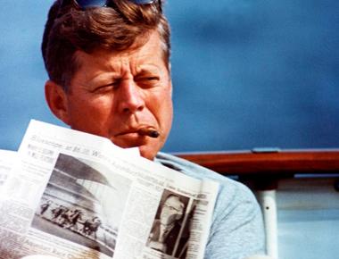 President john f kennedy could read 4 newspapers in 20 minutes