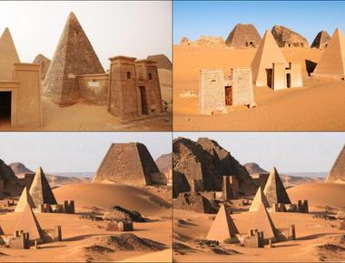 Sudan has more than 200 pyramids more than the number of pyramids found in egypt