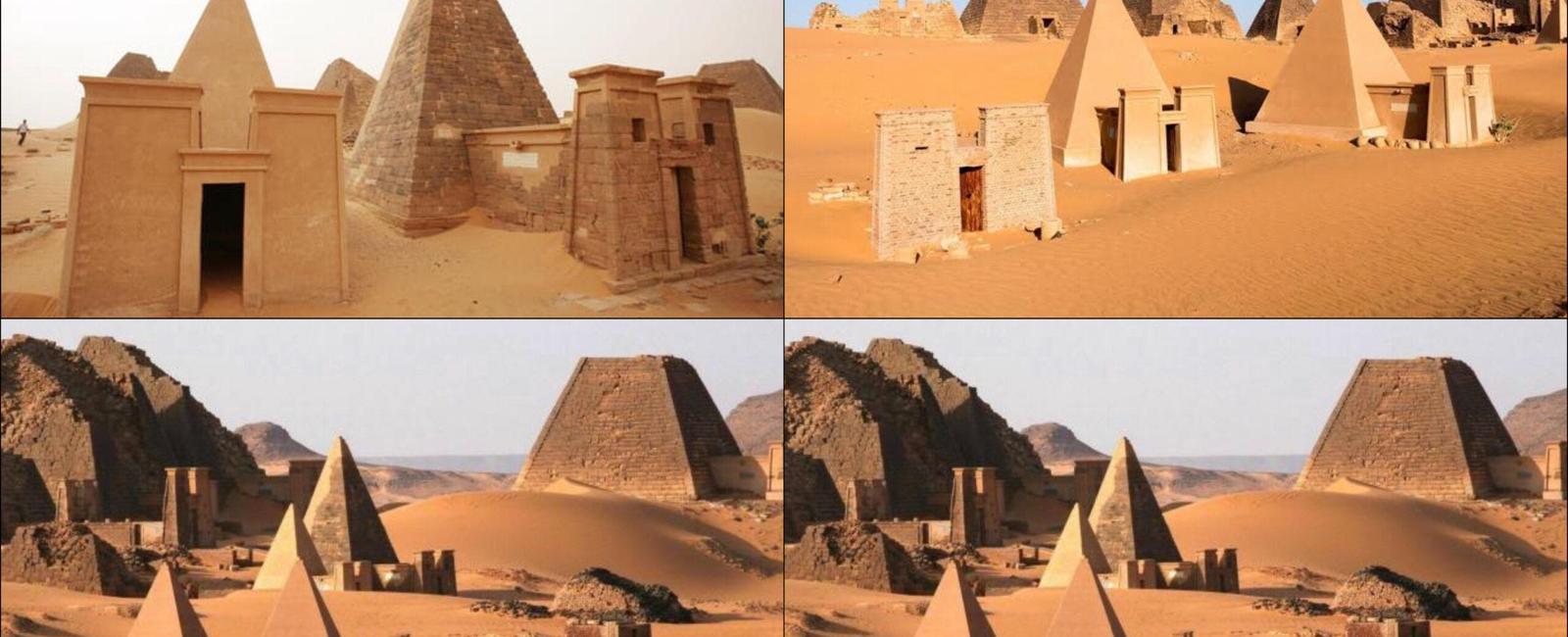 Sudan has more than 200 pyramids more than the number of pyramids found in egypt