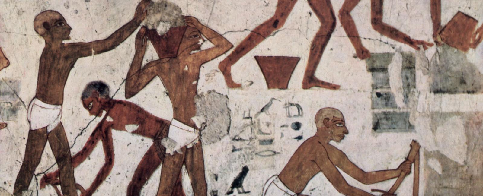 Paid workers built up the pyramids of egypt instead of slaves or prisoners
