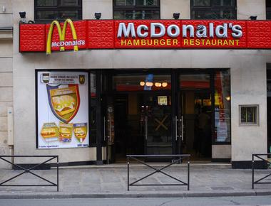 Paris is the only place on earth where mcdonald s has white arches instead of golden yellow and one has turquoise arches in sedona arizona