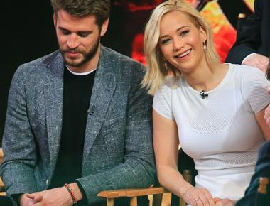 On the set of the hunger games jennifer lawrence told co star josh hutcherson she could kick all the way over his head instead she gave him a concussion