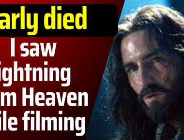 Jim caviezel was struck by lightning while filming the passion of the christ sermon on the mount and during the crucifixion his hair actually caught fire from this but he was otherwise miraculously unharmed