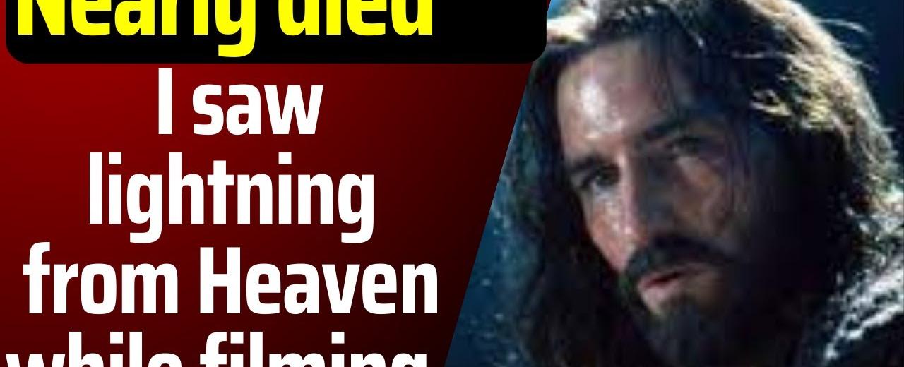 Jim caviezel was struck by lightning while filming the passion of the christ sermon on the mount and during the crucifixion his hair actually caught fire from this but he was otherwise miraculously unharmed