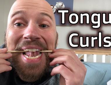 85 per cent of the population can curl their tongue