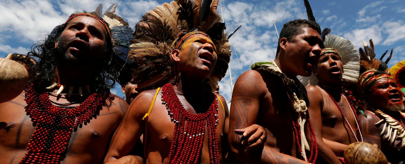 Brazil is home to more than 300 tribes for a total of over 900 000 indigenous people