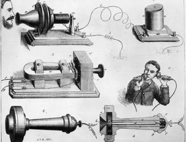 Alexander graham bell studied the human voice experimented with sound and is credited with the invention of the first practical telephone among other scientific achievements