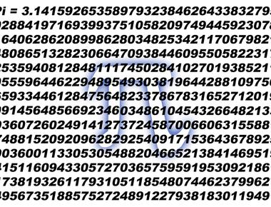 In the 17th century the value of pi was known to 35 decimal places today to 1 2411 trillion