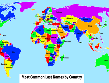 The most common last name in the world is lee