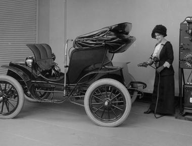 The first electric car was invented at the end of the nineteenth century and it went 65 km h