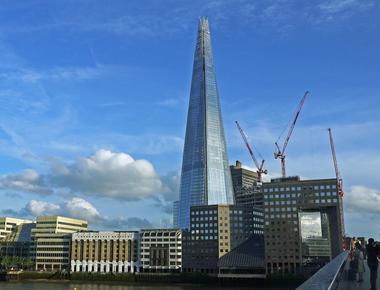 The tallest building in london is the shard london bridge 310 meters 1 017ft tall