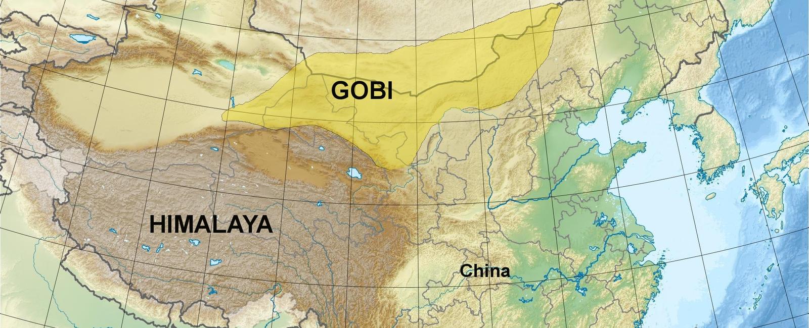 The gobi desert is primarily situated in which country mongolia