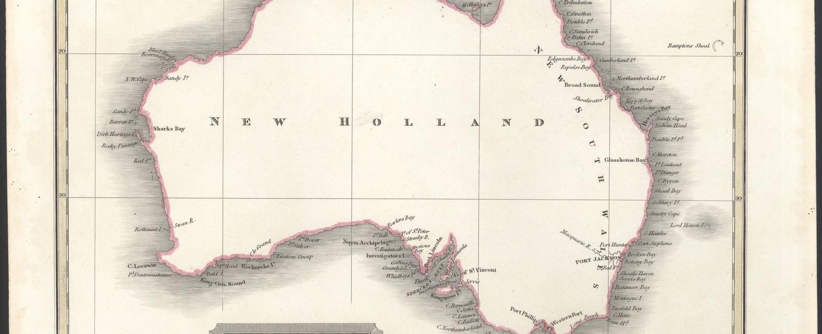 Australia was originally called new holland