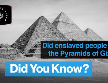 It possibly took between 20 000 to 30 000 laborers over 80 years to build the pyramids at giza