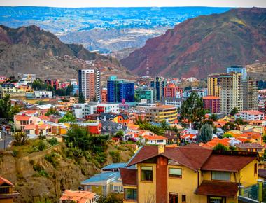 La paz bolivia is the world s most fireproof city at 12 000 feet about sea level the amount of oxygen in the air barely supports a flame