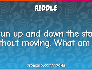 I run up and down the stairs without moving what am i rug