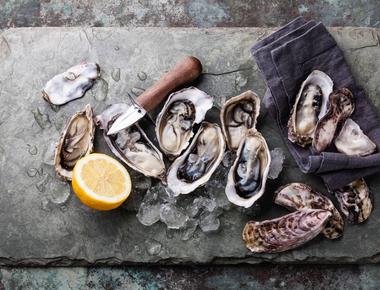 Oysters are high in zinc which is vital for testosterone production and healthy sperm