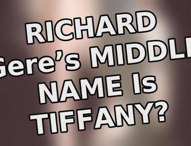 Richard gere s middle name is tiffany