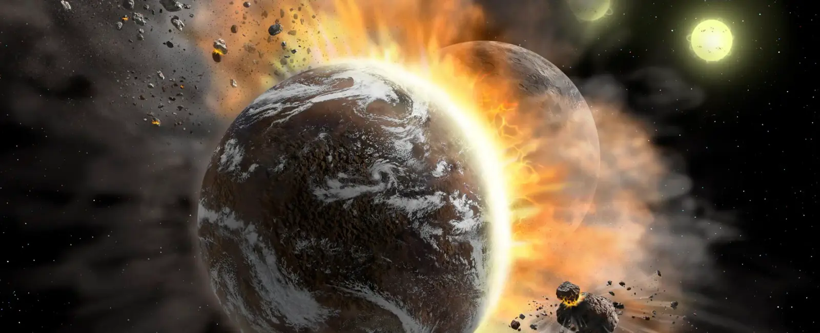 There is a less than 1 chance of earth colliding with another planet in the solar system