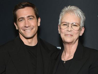 Jamie lee curtis is jake gyllenhaal s godmother and jake is heath ledger s daughter s godfather