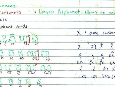 The cambodian language has the longest alphabet with more than 73 characters it s also one of the toughest languages to learn by yourself