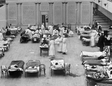 The flu pandemic of 1918 killed over 20 million people