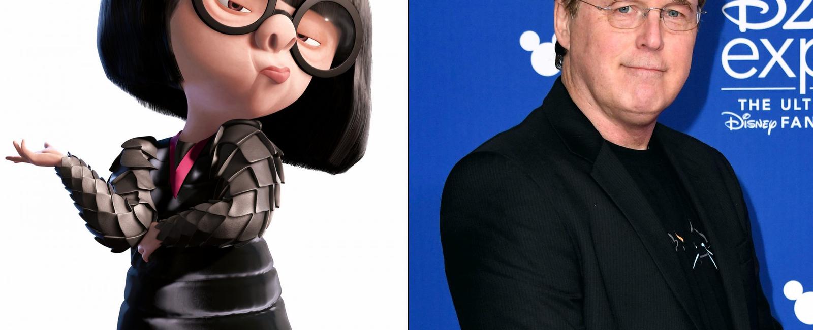 In the incredibles the voice actor for the iconic character edna was the film s writer and director brad bird