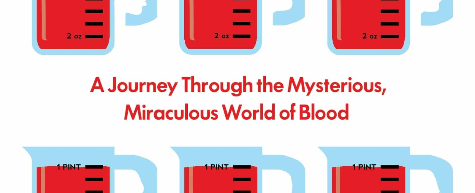 The average human body contains how many pints of blood nine