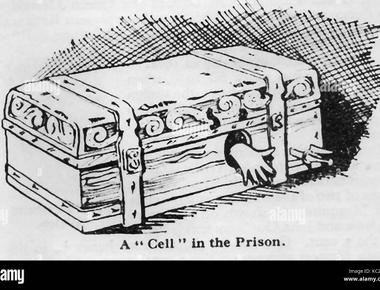 Until the early 20th century in mongolia criminals could be locked up in a wooden box as punishment sometimes left to die of starvation