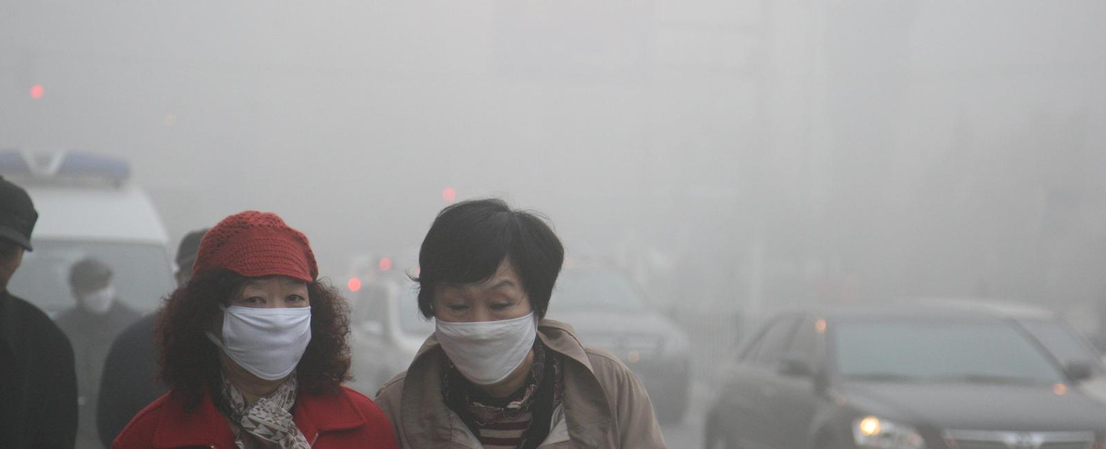 Air pollution in china can increase the snowfall in california