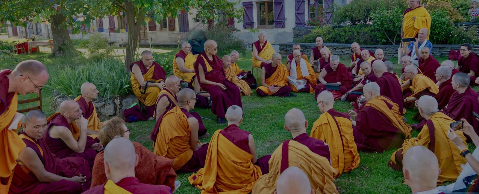 Sangha monks and nuns are found in which religion buddhism