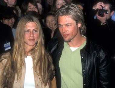 Jennifer aniston and brad pitt met on a blind date set up by their agents