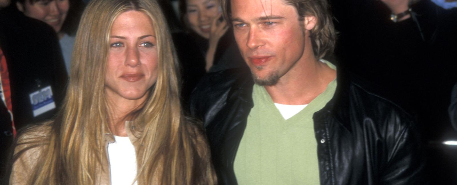 Jennifer aniston and brad pitt met on a blind date set up by their agents