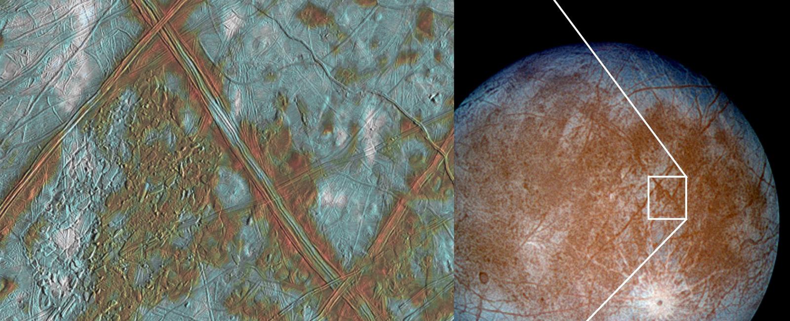 Scientists suspect that an ocean 10 km deep lies under at least 200 km of ice on jupiter s moon of callisto