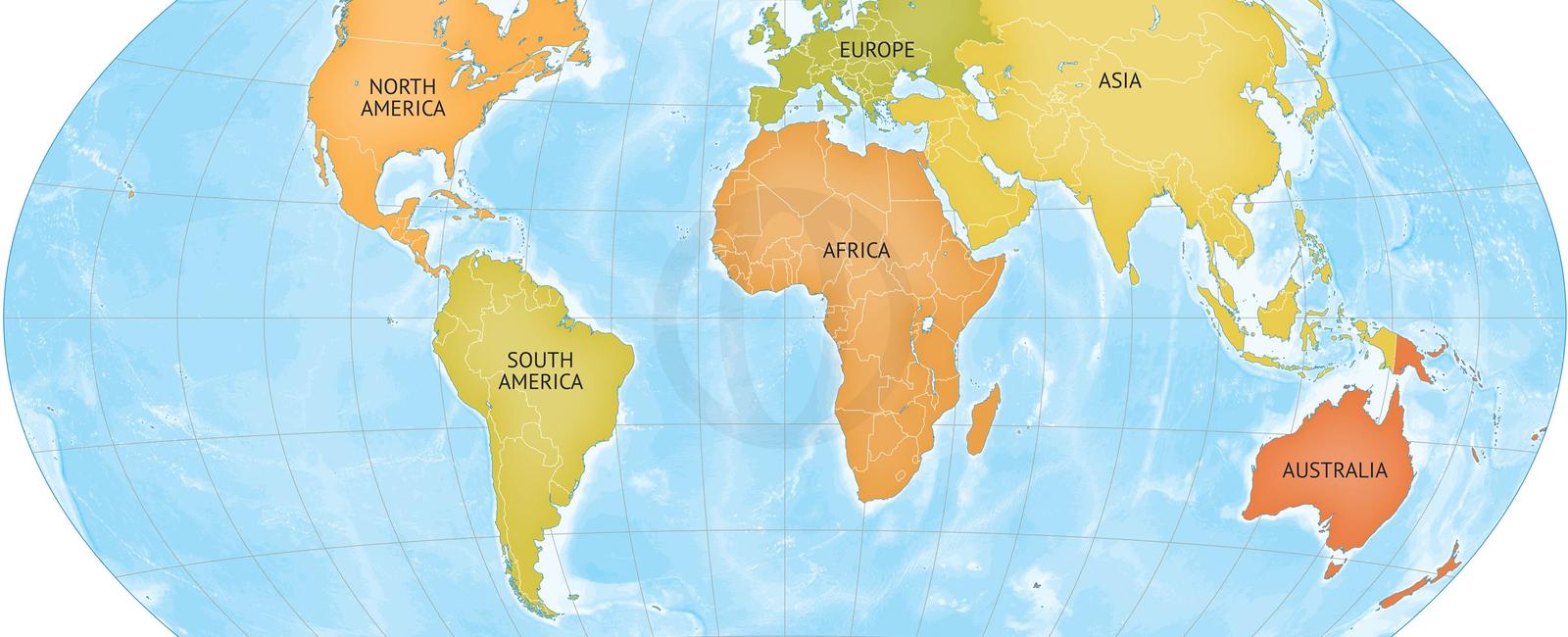 The name of all continents in the world end with the same letter that they start with oceania is not a continent